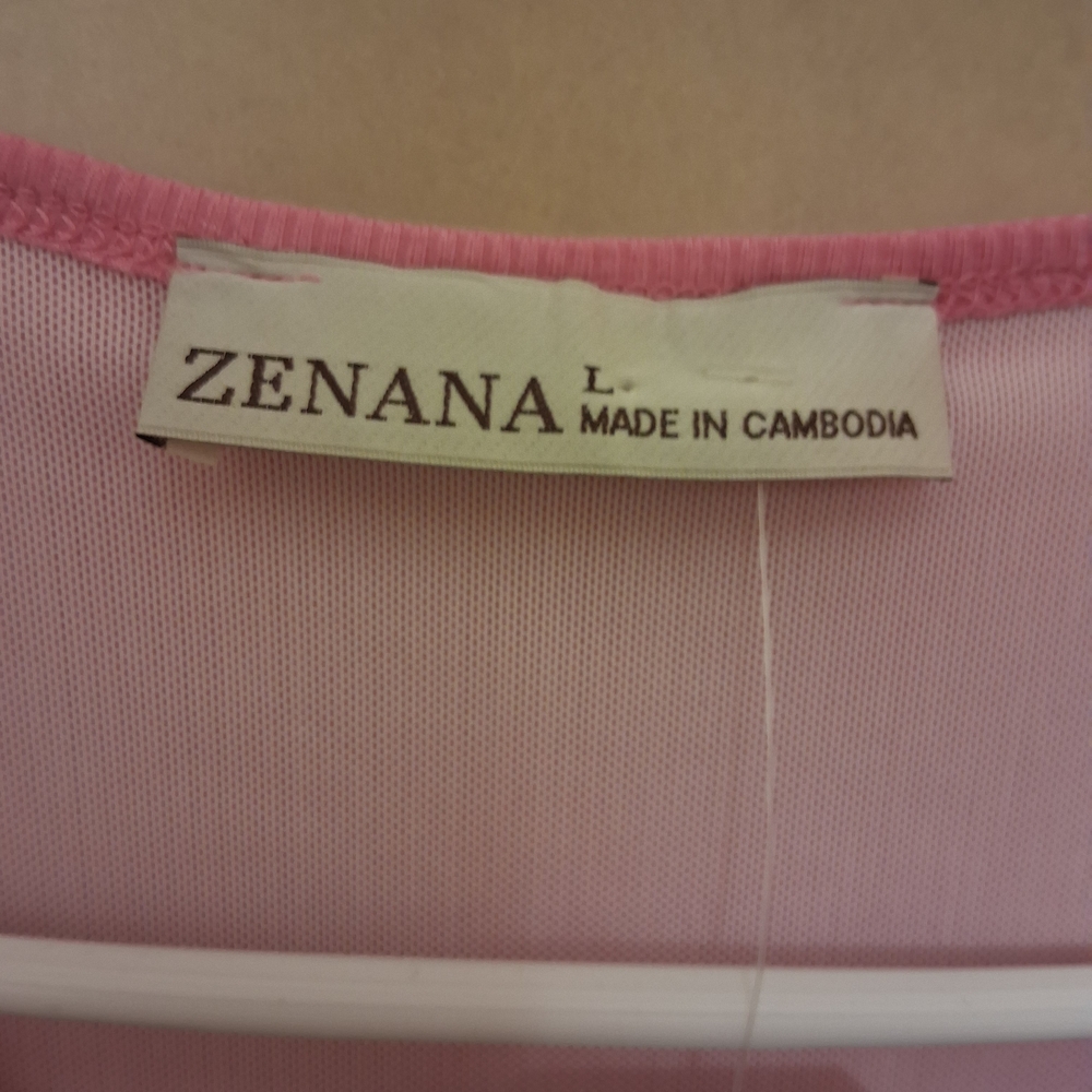 Zenana Outfitters Pink Ribbed Tank Top - Picture 5 of 5